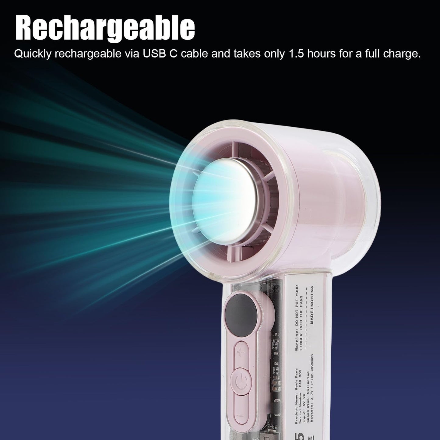 Bladeless Portable Refrigeration Fan