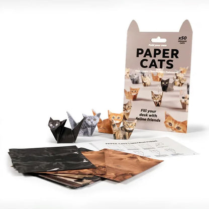 3D Paper Dog and Cat Models: Handcrafted Origami Animal Art Gifts