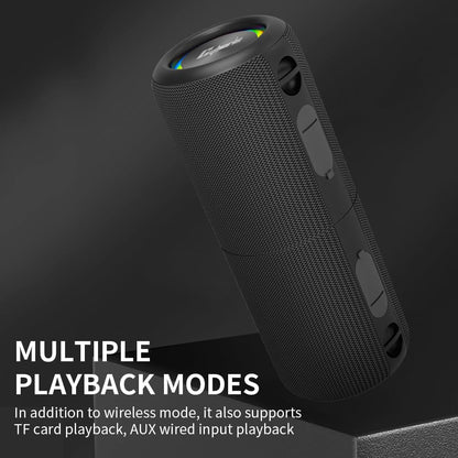 2-in-1 Portable Bluetooth Speaker with 20W Stereo Sound & 24H Playtime