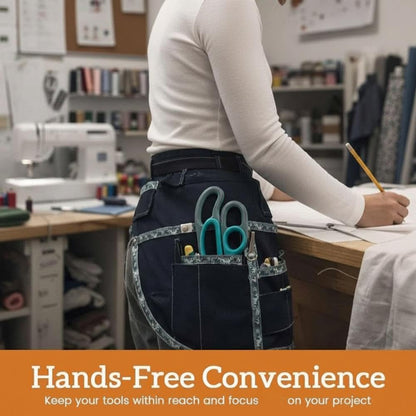 All-in-One Sewing Organizer Belt, hands-free sewing tool belt