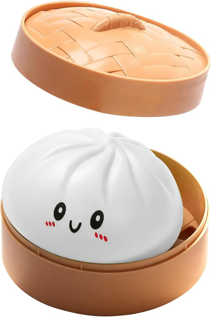 Mega Rainbow Dumplings Cute Fidget Toy, Soft Squeeze Stress Anxiety Relief Decompression Dough