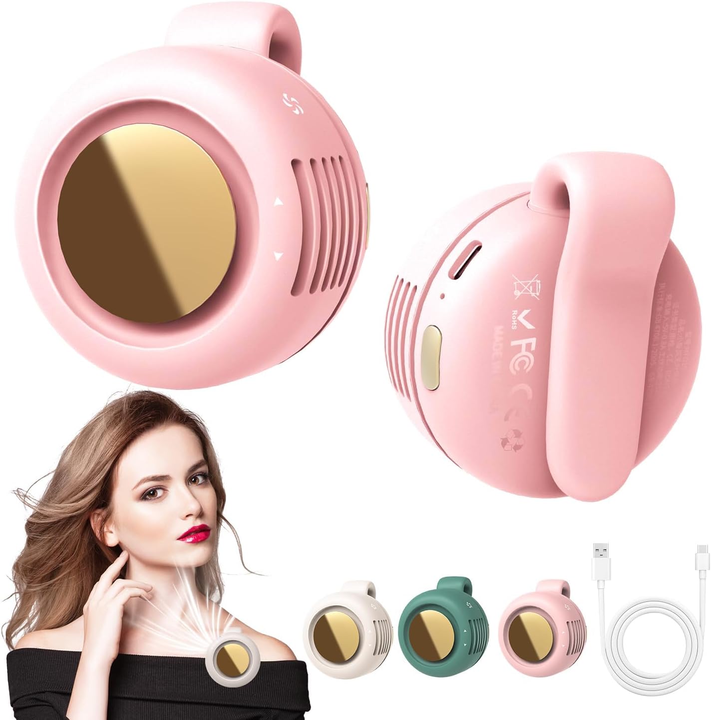 Portable Clip-On Fan – 360° Adjustable