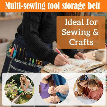 All-in-One Sewing Organizer Belt, hands-free sewing tool belt