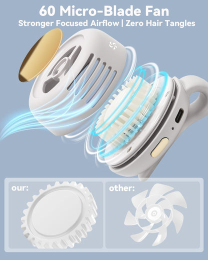 Portable Clip-On Fan – 360° Adjustable