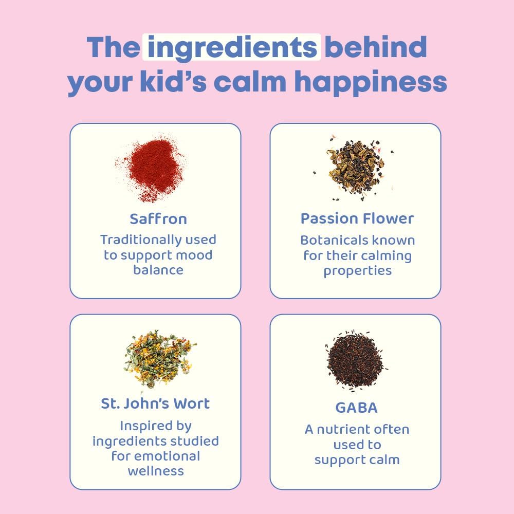 JoySpring, Mood Munchies Gummies, Natural Berries, 60 Gummies