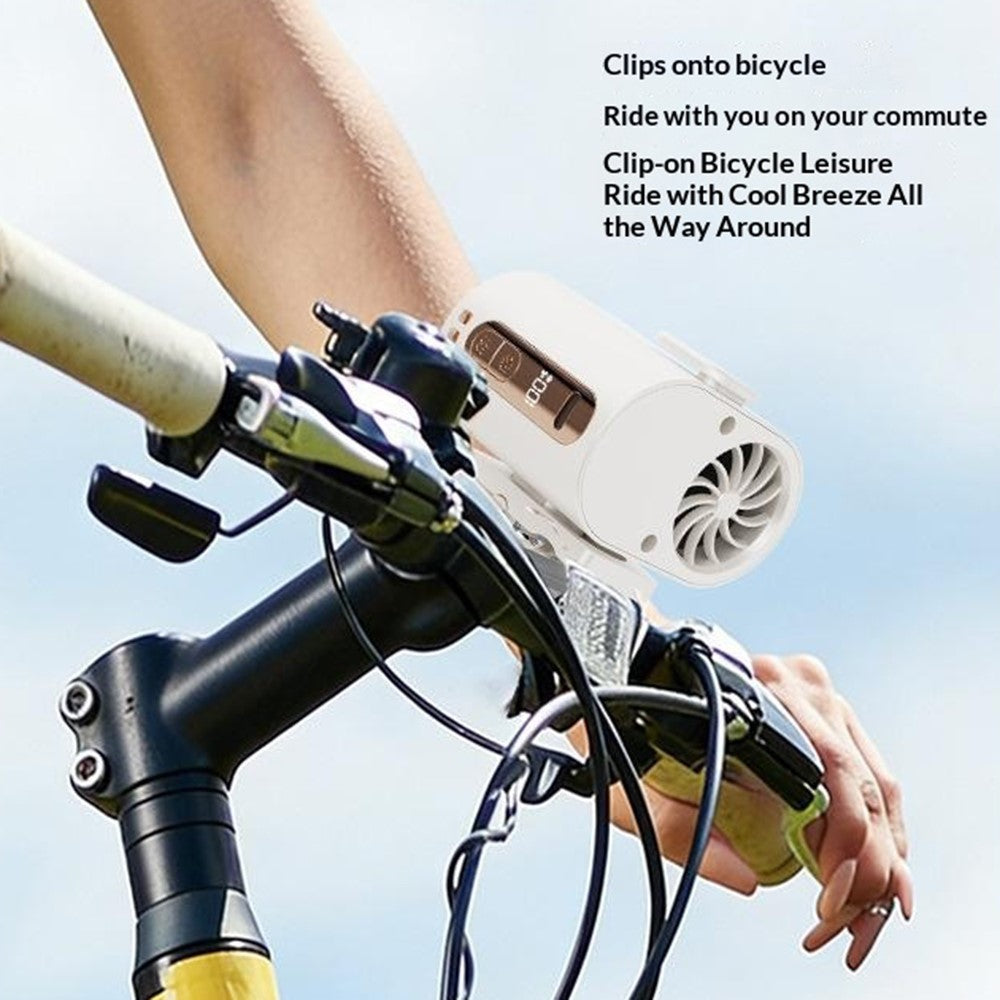Semiconductor Cooling Waist Fan – Portable Clip-On & Neck Fan with Turbo Cooling