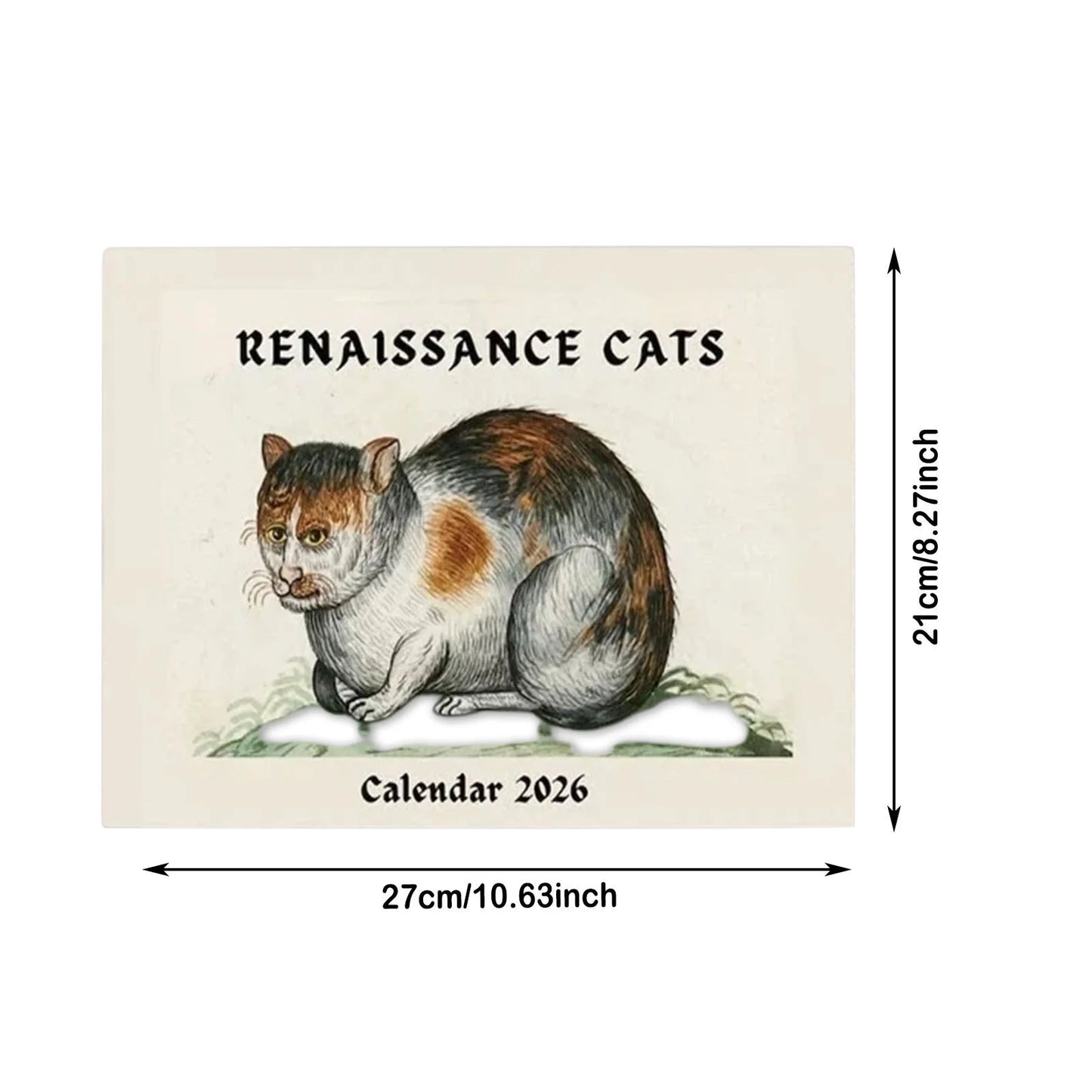 Ugly Cats In Renaissance Paintings 2026 Calendar