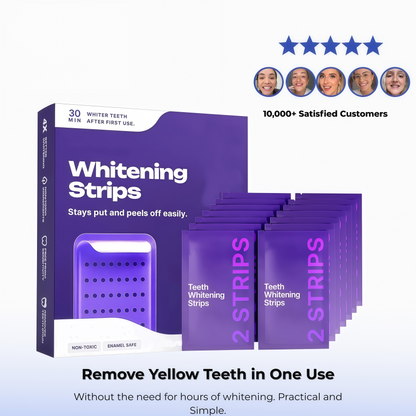 Purple Teeth whitening Strips