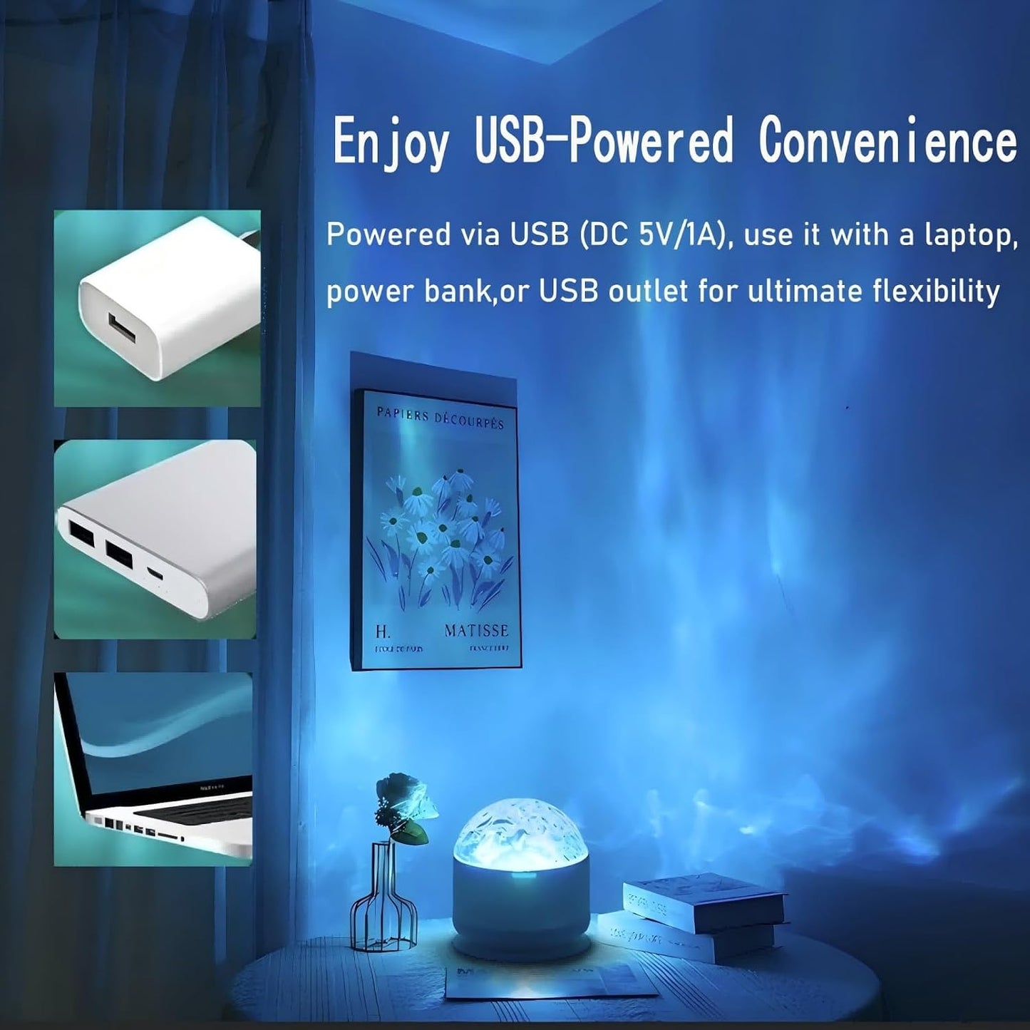 Aurora Ocean Wave Night Light