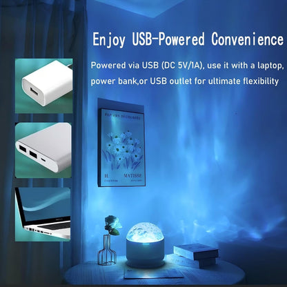 Aurora Ocean Wave Night Light