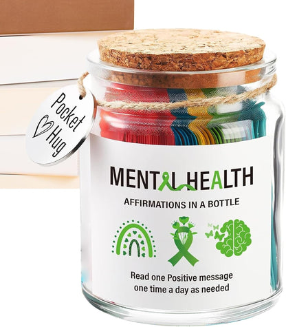 Positive Message Jar - Affirmation Cards Box | Emotional Support Cards