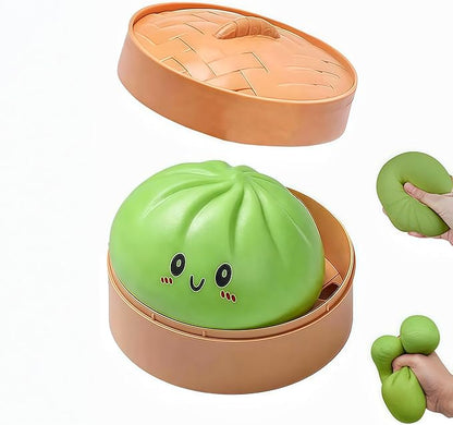 Mega Rainbow Dumplings Cute Fidget Toy, Soft Squeeze Stress Anxiety Relief Decompression Dough
