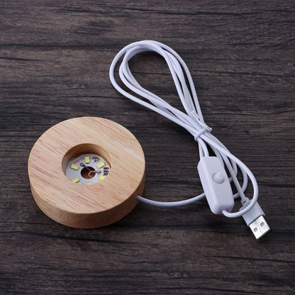 3D Crystal Jesus Night Light