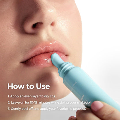 Laka Cooling Peel-Off Lip Mask, Gentle Soothing Exfoliator, Hygienic Daily Lip Care, K-Beauty, 0.33 fl.oz