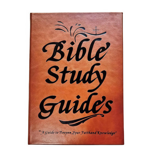 Christianartworkshop 66-Page Bible Study Guide Journal for Daily Devotions and Group Study