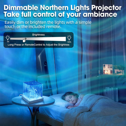 Northern Galaxy Light Aurora Projector, 16 Colors LED Ambient Lighting with Remote Control