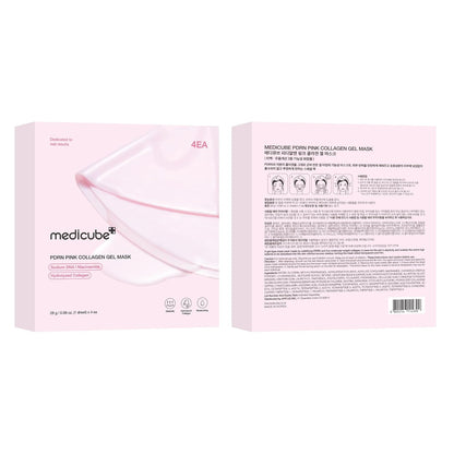 medicube Jelly Gel Mask with Salmon DNA PDRN & Pink Collagen, 4ea