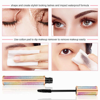 4D Silk Fiber Lash Mascara – Waterproof, Lengthening & Volumizing