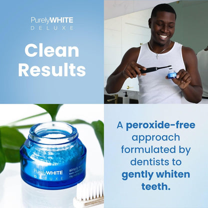 PurelyWHITE DELUXE, Whitening Powder - Removes Stains, No Sensitivity