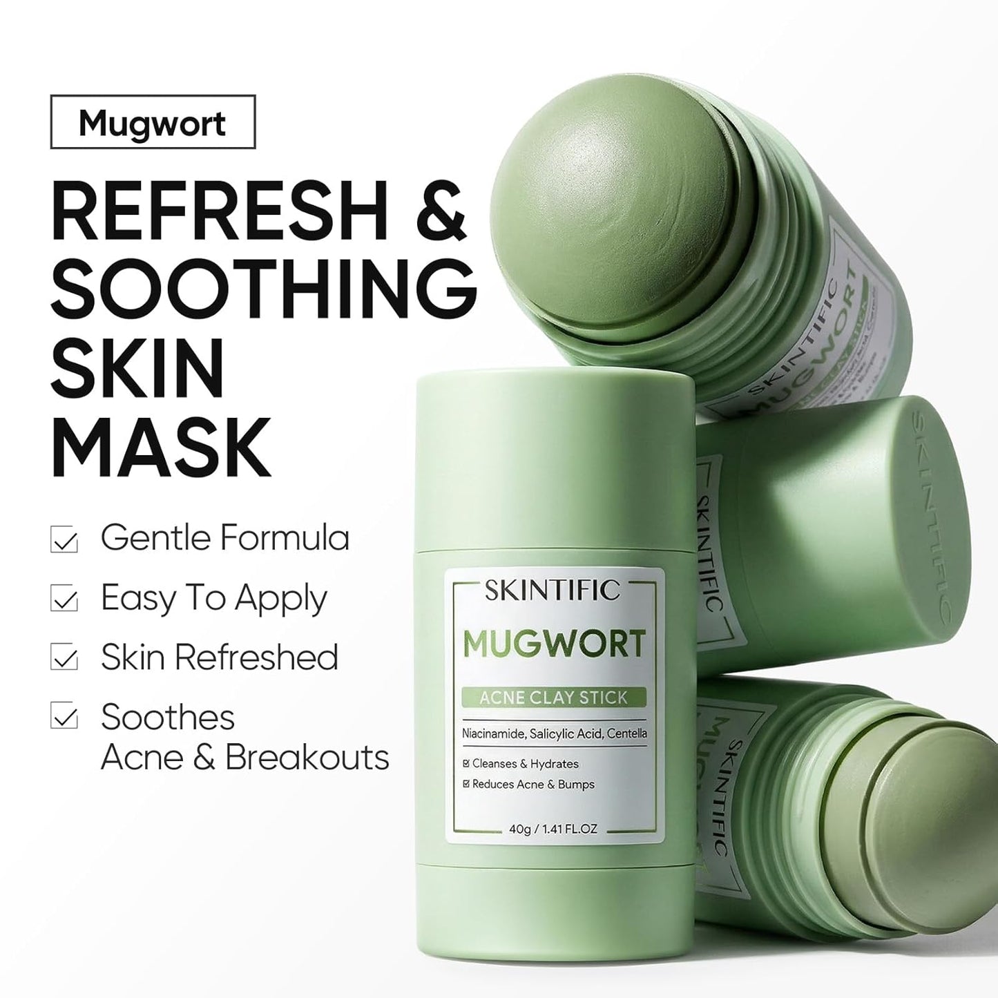 Clay Stick Mask – Deep Pore Cleansing, Oil Control & Brightening Care