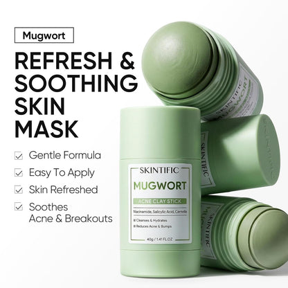 Clay Stick Mask – Deep Pore Cleansing, Oil Control & Brightening Care