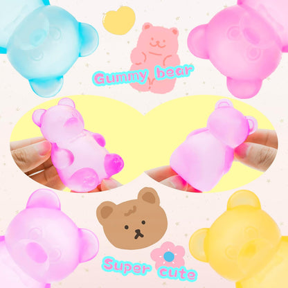 Gummy Bear Toy, Sugar Filled Squishy Toys for Stress Relief