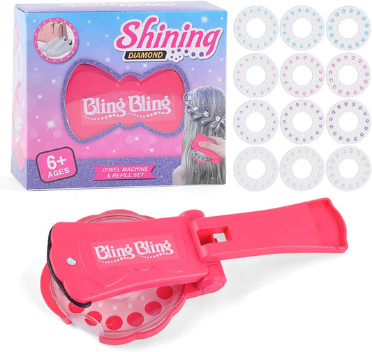 Hair accessory gem set, containing 180 hair accessory gems