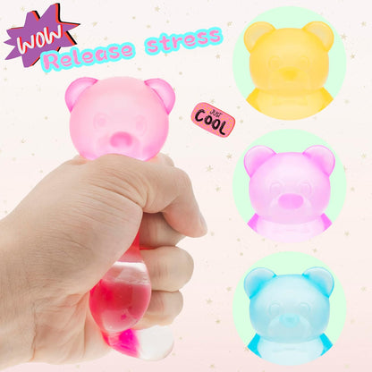 Gummy Bear Toy, Sugar Filled Squishy Toys for Stress Relief
