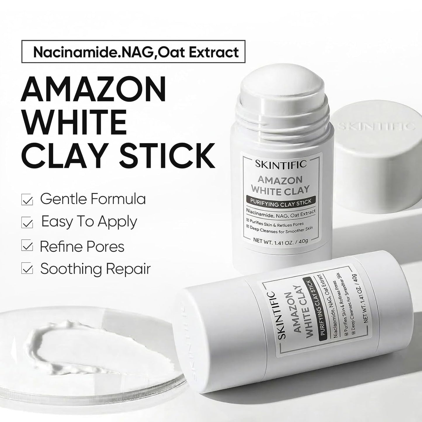 Clay Stick Mask – Deep Pore Cleansing, Oil Control & Brightening Care
