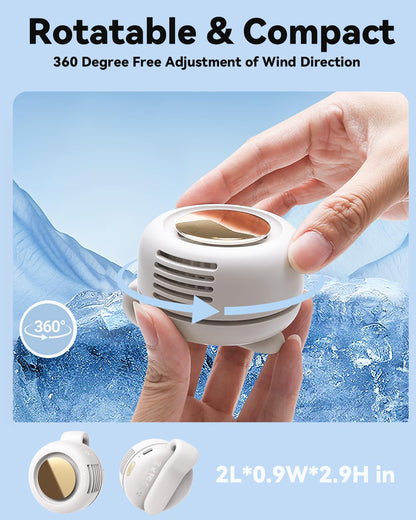 Portable Clip-On Fan – 360° Adjustable
