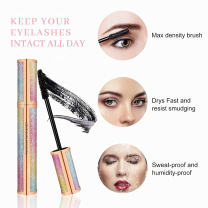 4D Silk Fiber Lash Mascara – Waterproof, Lengthening & Volumizing