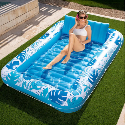 Inflatable Tanning Pool Lounger Float