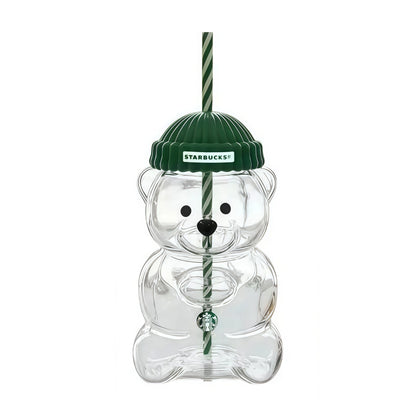 The Bearista Cup,Authentic Limited Edition Bearista Bear Glass Cup Holiday