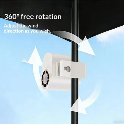 Semiconductor Cooling Waist Fan – Portable Clip-On & Neck Fan with Turbo Cooling