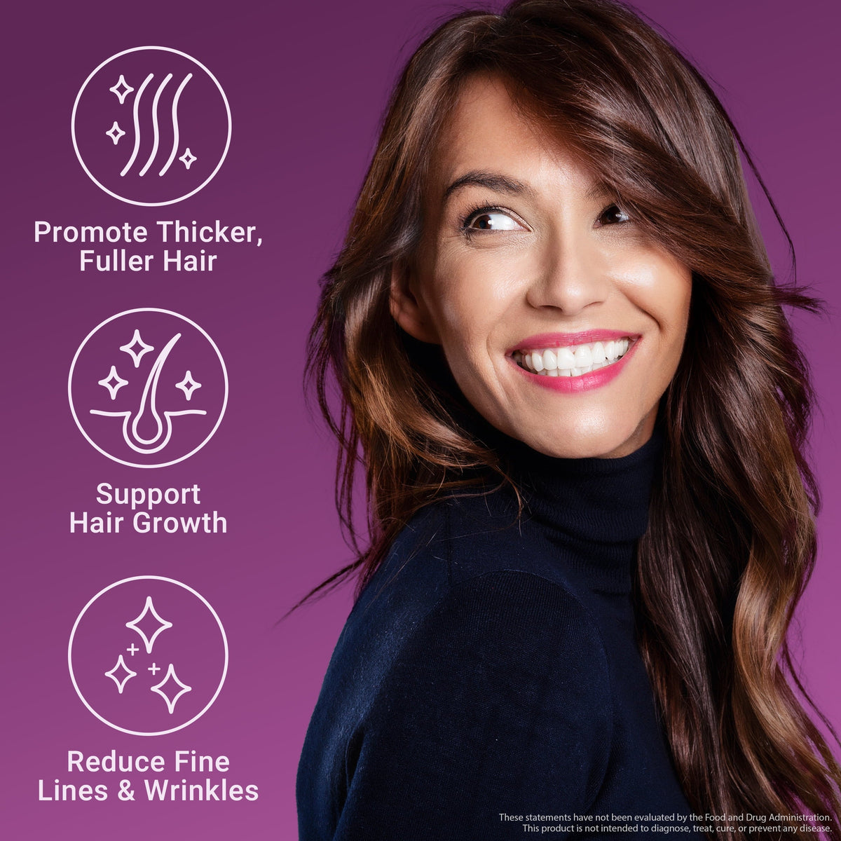 Hair Growth Vitamins | Lustriva Biotin Ashwagandha 90 Capsules