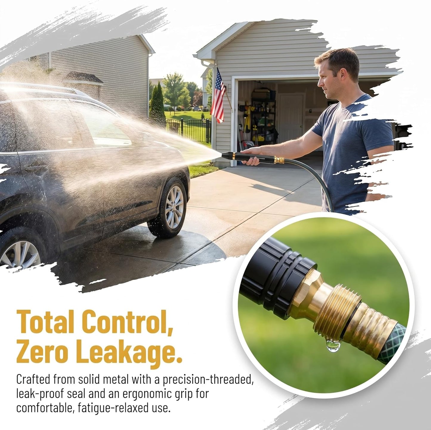 Powerful High-Pressure Home Car Wash & Garden Sprayer