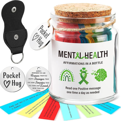 Positive Message Jar - Affirmation Cards Box | Emotional Support Cards