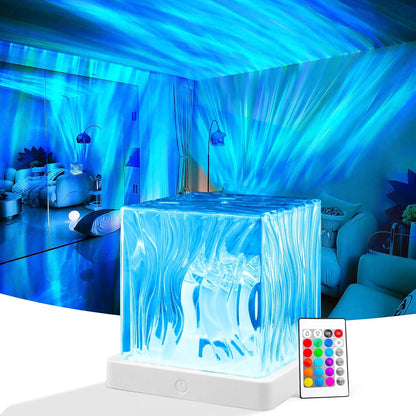 Northern Galaxy Light Aurora Projector, 16 Colors LED Ambient Lighting with Remote Control