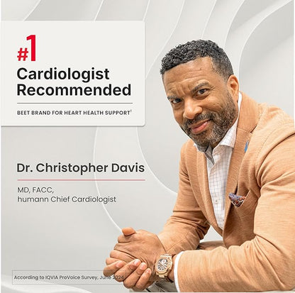 Humann Superbeets Heart Health Chewable Tablets - Pomegranate Berry Flavor, 60 Tablets