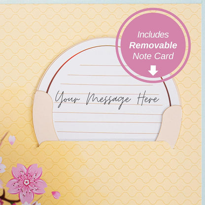 Paper Love Flower Bouquet Pop-Up Card – 3D Popup Greeting Card & Keepsake Paper Flowers Gift.