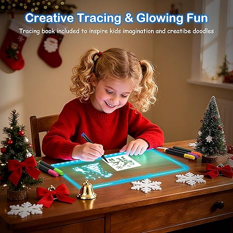 LED Acrylic Message Board – Colorful Light-Up Memo Board
