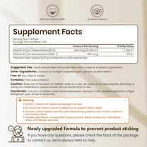 VEV Vitamin D3 K2 10000 lU,300 Coconut Oil Softgels