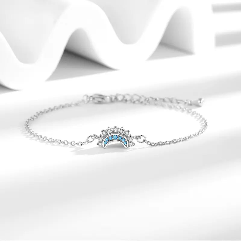 Sun Moon Bracelet Set Stackable Bracelet for Women Men