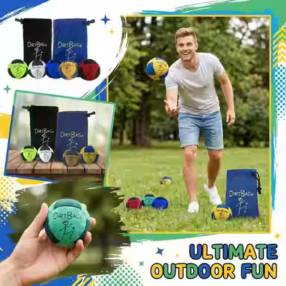 Classic Footbag 3 Pack with Pouch, Unique, Footbag Set with Signature Carry Bag