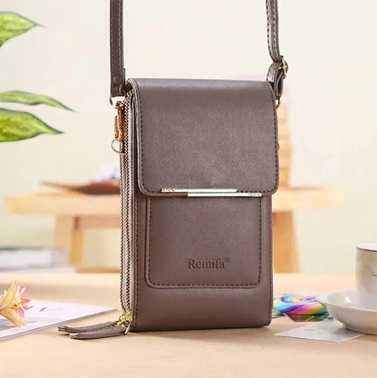2026 Trendy Minimalist Elegant Women's Touchscreen Crossbody Phone Wallet