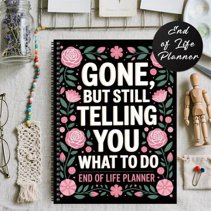 Last Wishes Organizer Book | End-of-Life Planner & Estate Planning Guide