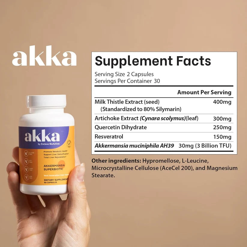 AKKA Akkermansia Probiotic Supplement – Daily Gut & Wellness Support