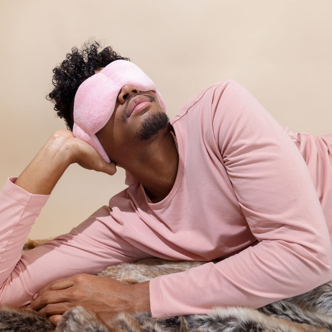 Sleep Mask | The weightedBlanket For Your Eyes, DeepSleep, side-sleeping Friendly100% Blackout