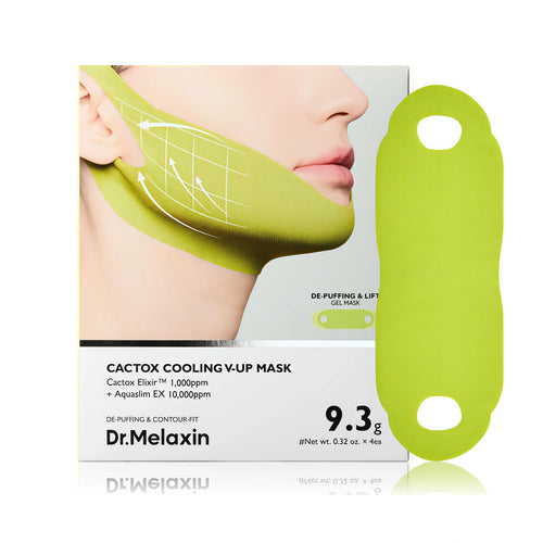 CACTOX V-Lifting Mewing Band - Collagen & Caffeine for Double Chin, Sagging Jawline & Facial Puffiness