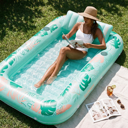 Inflatable Tanning Pool Lounger Float